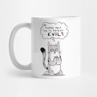 Please Help Me to Defeat Evil Mug